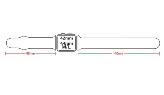 Спортивний ремінець Primo для Apple Watch 42mm / 44mm / 45mm розмір L - Dark-blue | Зображення 3