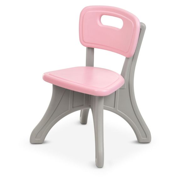 Дитячий столик з двома стільцями NEW TABLE-8 сіро-рожевий | Зображення 2