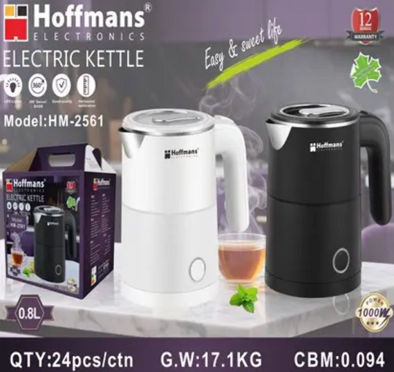 Електрочайник Hoffmans 0,8L 1000W HM-2561 ∙ Компактний електрочайник Hoffmans HM-2561 для дому | Зображення 2