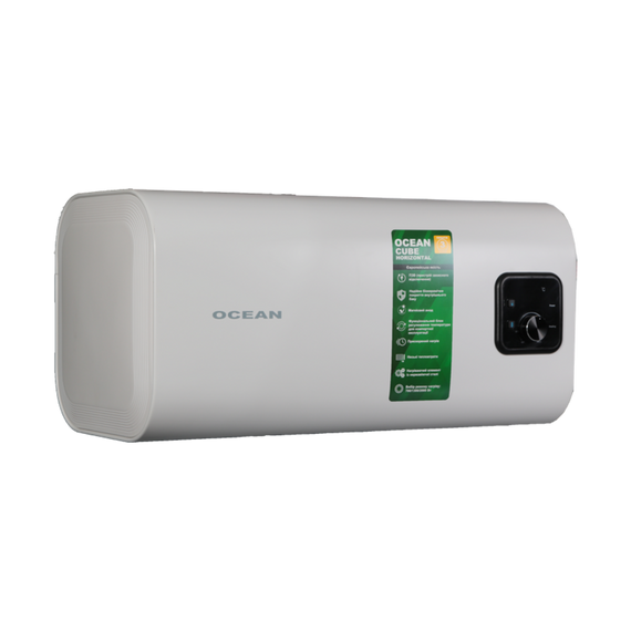 Водонагрівач OCEAN CUBE-Horizontal RZF100D-4, ET+WT (мокрий тен) 100л | Зображення 2