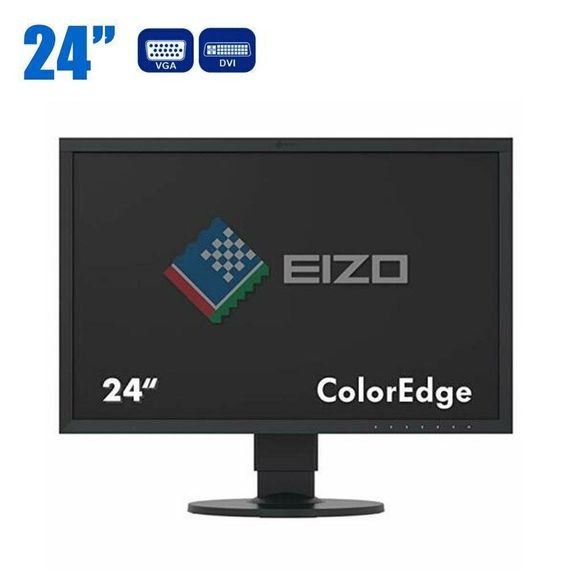 Монітор EIZO FlexScan S2402W / 24" (1920x1200) TN / DVI, VGA, Audio / вбудовані колонки 2х 1W б/в