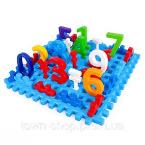 Развивающий набор "Математика №1" 114/19BMS(Blue) платформа 37х37 см
