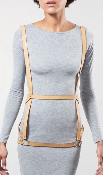 Портупея жіноча Arrow Dress Harness бежева, One Size | Зображення 2