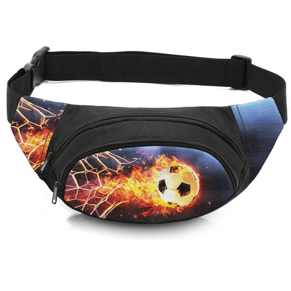 Сумка-бананка дитяча з принтом Футбол поясна сумка для хлопчика (4659)