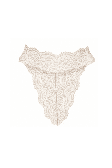 Стринги с жемчугом Bracli Tonga Paris Кремовые M