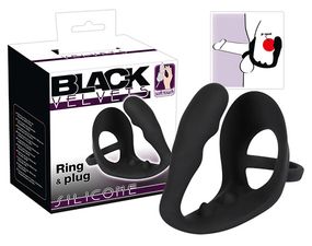 Анальна пробка Black Velvets RingАнальна пробка
