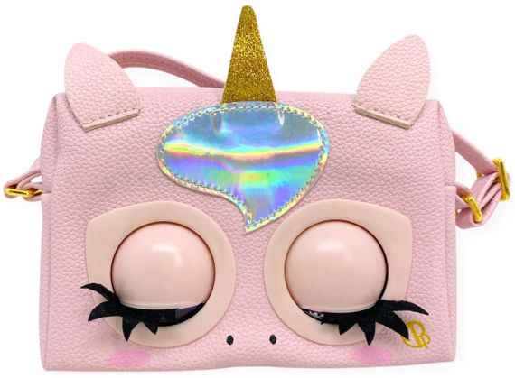 Сумочка Purse Pets одноріг Гламікорн кліпають очі видає звуки та мелодії рожева | Зображення 4