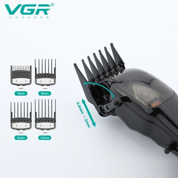 Машинка для стрижки волосся та бороди ідеальний результат XPRO VGR V-653 (42086-VGR V 653_981) | Зображення 7