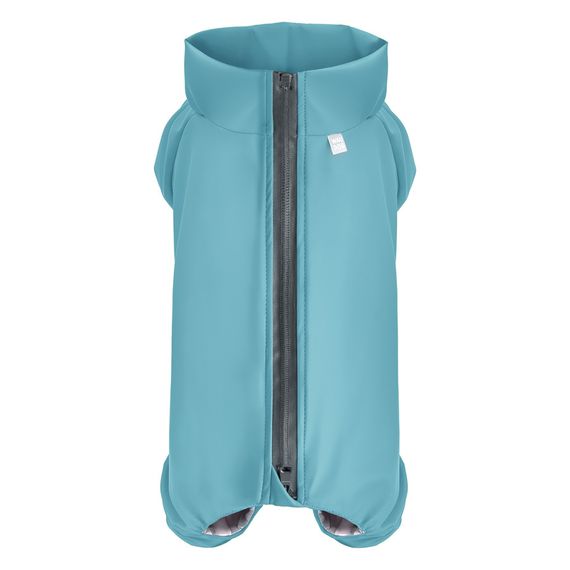 Дощовик для собак WAUDOG Clothes, водонепроникний, XS30, В 43-45 см, С 27-30 см, блакитний | Зображення 1