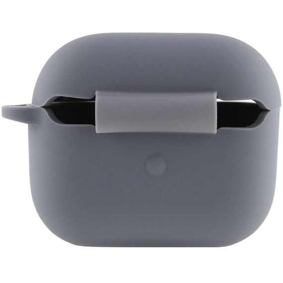 Силиконовый футляр для наушников AirPods 3 Серый / Dark Gray | Зображення 2