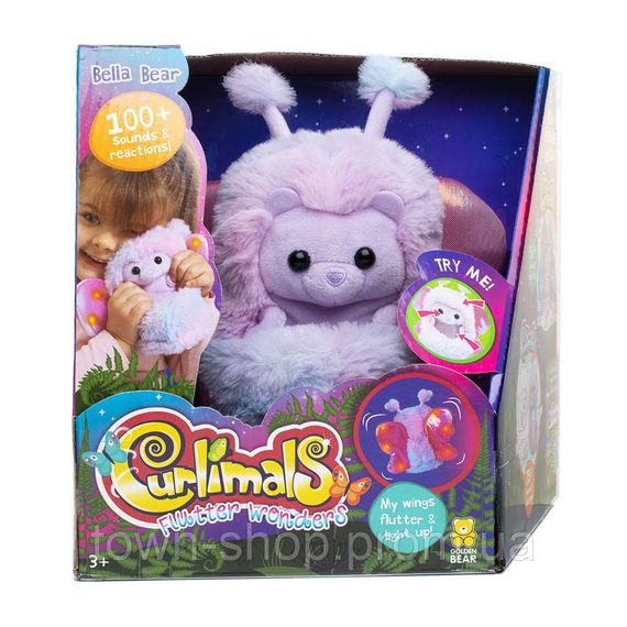 Интерактивная игрушка Медведица Белла Curlimals 3729 серии «Flutter Wonders» | Зображення 1