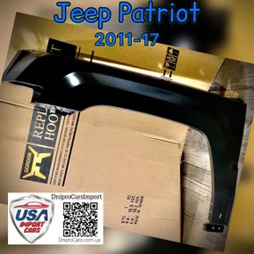 JEEP PATRIOT 2011-2017 крыло правое, 68079924AA