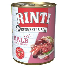 Влажный корм для собак с телятиной Rinti Kennerfleisch Mit Kalb, 800 гр