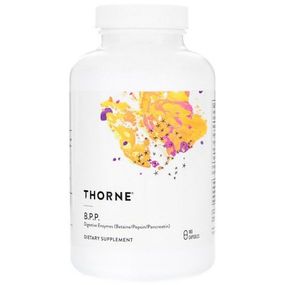 Травні ферменти Thorne Research B.P.P. (Betaine/Pepsin/Pancreatin), Digestive Enzymes 180 Caps THR-41002