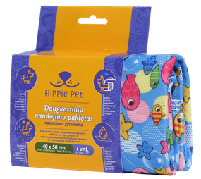 HIPPIE PET Багаторазова пелюшка 40*50 см