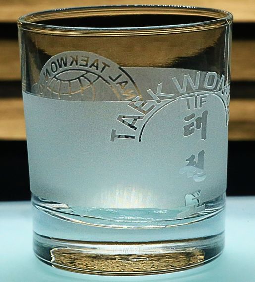 Стакан 300 мл Теквандо ITF с гравировкой стеклянный стакан подарок для спортсмена тренера | Зображення 4