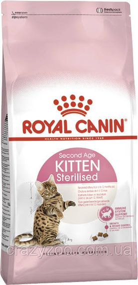 Сухой корм для стерилизованных котят Royal Canin Kitten Sterilised 2 кг 2562020