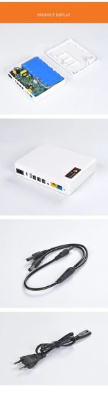 Блок бесперебойного питания 20800mAh 18W UPS, маршрутизатор оптический Cat | Зображення 4
