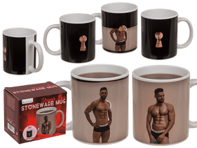 Чашка з термоефектом Stoneware Mug Stripper Boy, 300 мл sexstyle