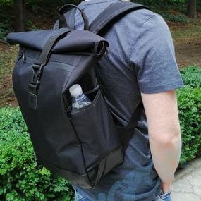 Міський практичний рюкзак, Міський рюкзак для ноутбука тканинний RollTop для ноутбука UP-22