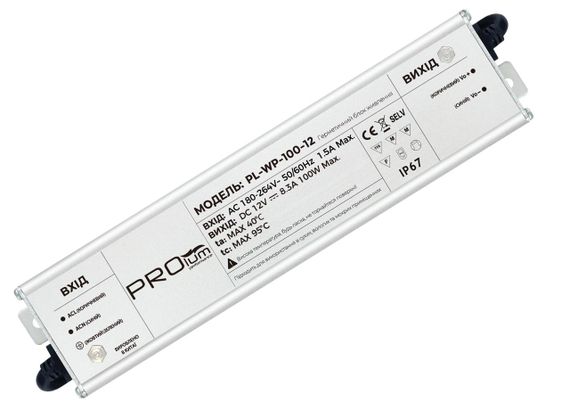 Блок питания PROLUM™ 12 В, 100 Вт, 8,33 А, серия «WPS»