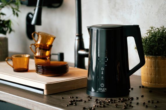 Електрочайник Adler AD 1345 black 1850-2200Вт/ 1.7л/ STRIX/ встановлення температури/ | Зображення 4