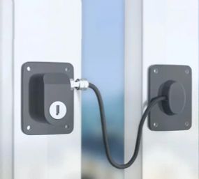 Замок безпеки для дітей та вікон Чорний