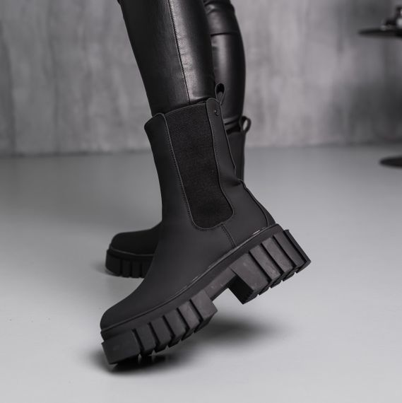 Ботинки женские зимние Fashion Rosie 3876 40 размер 255 см Черный | Зображення 2