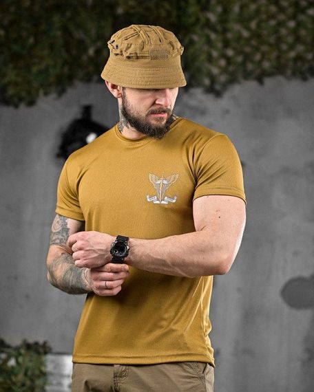 Тактическая потоотводящая футболка всегда первые кайот ДЛ6473 | Зображення 2