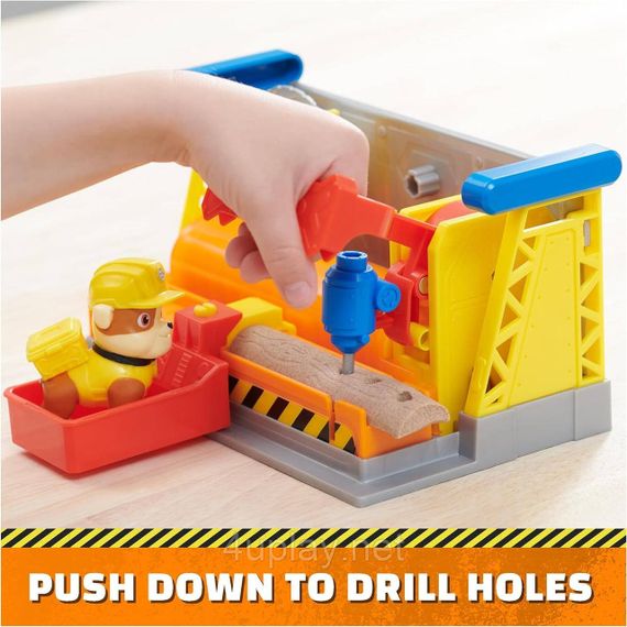 Щенячий патруль Кремез і команда Майстерня та фігурка Кремеза Оригінал Rubble & Crew Rubble’s Workshop Playset | Зображення 4