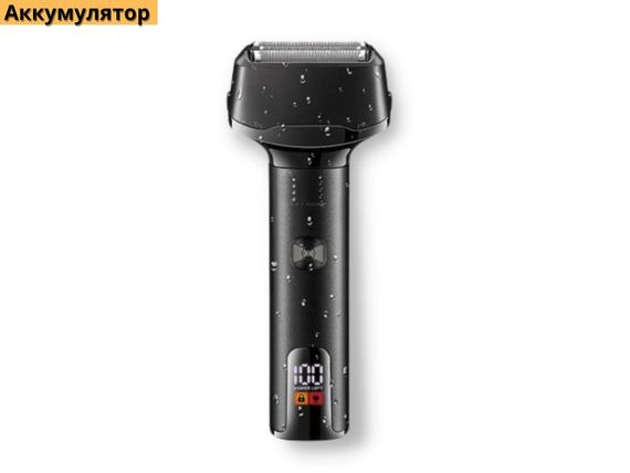 Электробритва сеточная для мужчин для сухого и влажного бритья XPRO V-371 черная (41902-V-371_388) | Зображення 1