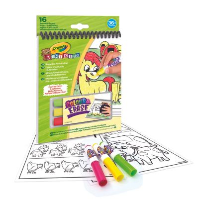 Набор для творчества Crayola Mini Kids Раскраска многоразовая Ферма (81-1499-3) | Зображення 1