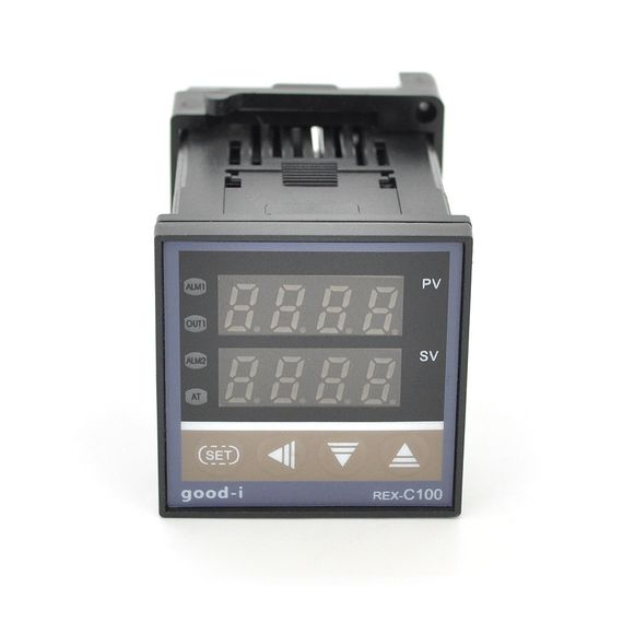 Контролер температури + твердотільне реле REX-C100FK05-V*AN,M6, 85-265V + SSR-40DA+M6 | Зображення 1