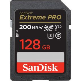 Карта памяти SanDisk 128GB SD class 10 UHS-I U3 V30 Extreme (SDSDXXD-128G-GN4IN)