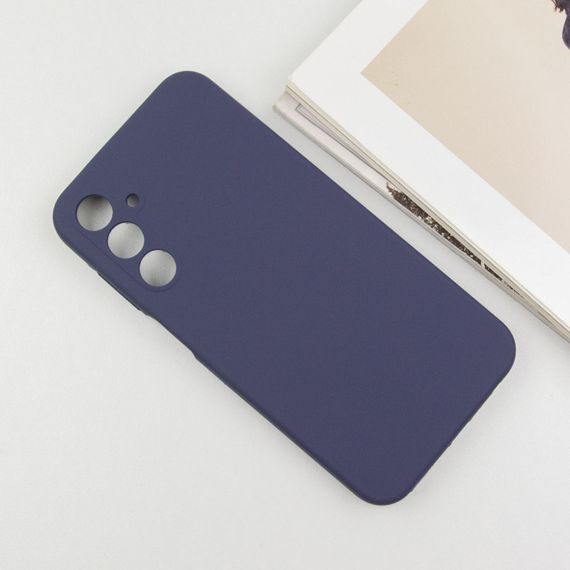 Чохол Silicone Cover Lakshmi Full Camera (AAA) для Samsung Galaxy S25+ Темно-синій / Midnight blue | Зображення 5