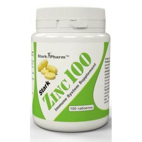 Мінерал цинк Stark Pharm Zinc 100mg 100 tabl