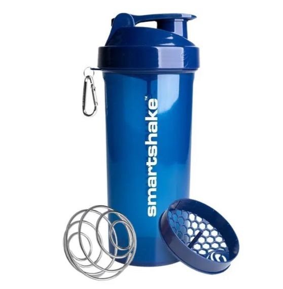 Шейкер спортивний SmartShake Lite 1000 мл Glossy-Navy Blue (10611402)