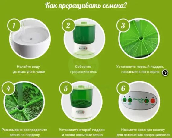 Автоматичний пророщувач насіння ДоброСад (з таймером) | Зображення 3