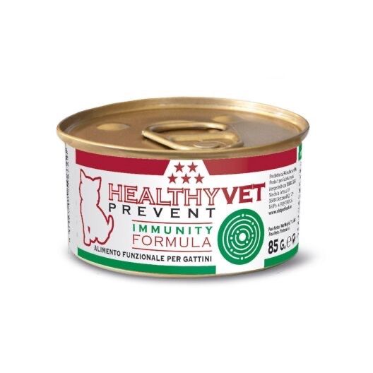Вологий корм для зміцнення імунітету кошенят Kippy Healthyvet Diet Kitten Immunity Formula, 85 гр
