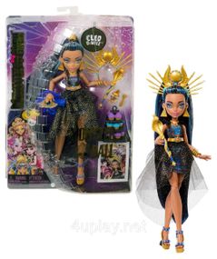 Кукла Монстр Хай Клео де Нил с аксессуарами Оригинал Mattel Monster High Cleo De Nile Клеопатра