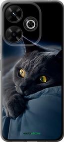 Чохол на Xiaomi Poco M6 4G Димчастий кіт "825u-3798-2448"