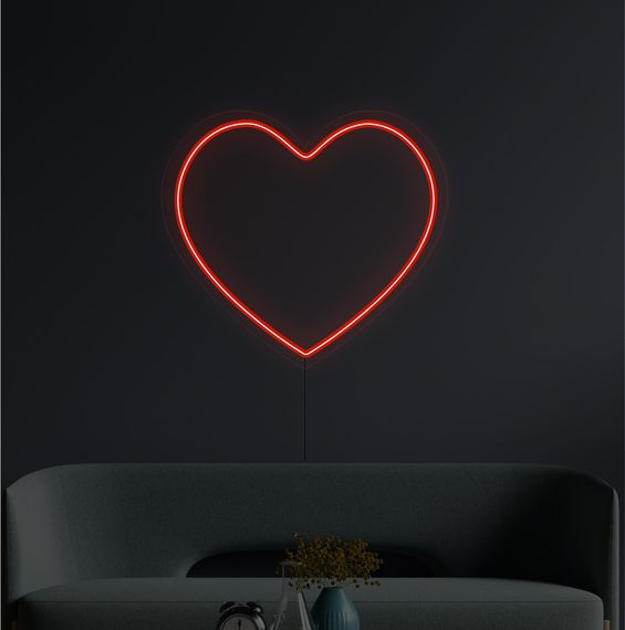 Неоновий світильник Серце 240х220 acr-n000008 | Зображення 2
