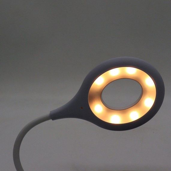 Гибкая USB лампа с голосовым управлением, 24 LED / Светильник с зарядкой от повербанка / Led фонарик для | Зображення 7