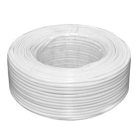 Кабель коаксіальний з живленням RITAR W100-3C2V + 2x0.5mm2, 0,5 мм.CU, 64x0.12m CCA жовтий екран, 75 Ом, FPE,