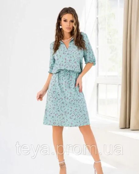 Платье для женщин цвет мятный размер L FI_008119