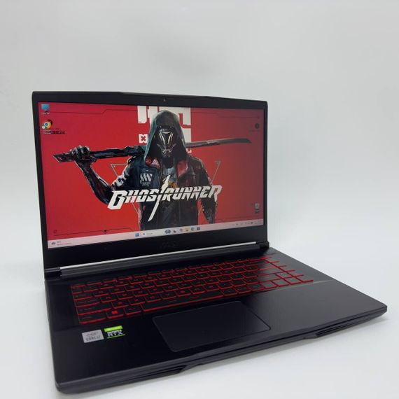 Ігровий ноутбук MSI GF65 Thin 10UE / 15.6" (1920x1080) IPS / Intel Core i7-10750H (6 (12) ядер по 2.6 - 5.0 GHz) / 16 GB DDR4 / 512 GB SSD / nVidia GeForce RTX 3060, 6 GB GDDR6, 192-bit / WebCam б/в + Подарунок Мишка та килимок | Зображення 1