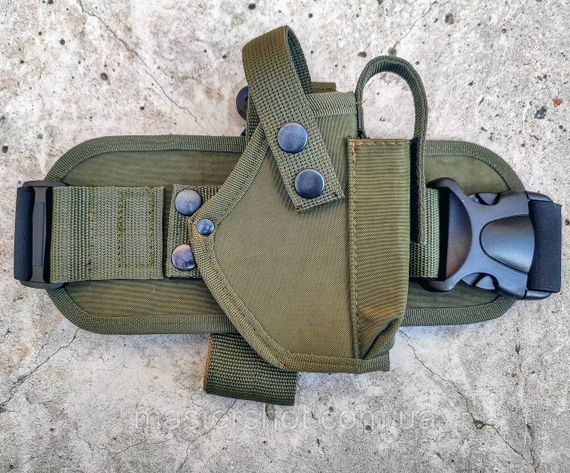 Кобура Форт 17 на ногу з платформою кобура на ногу oxford 600d Олива Хакі 17707 ms | Зображення 1