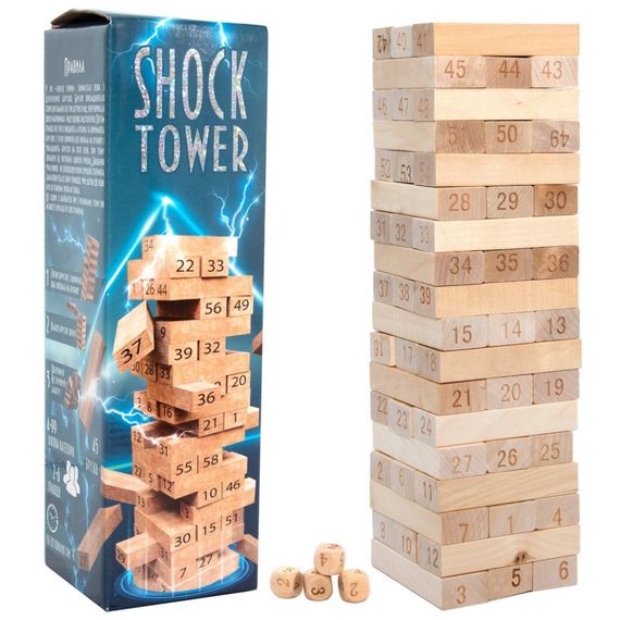Настольная игра "Shock Tower" 30858, 45 брусков | Зображення 1