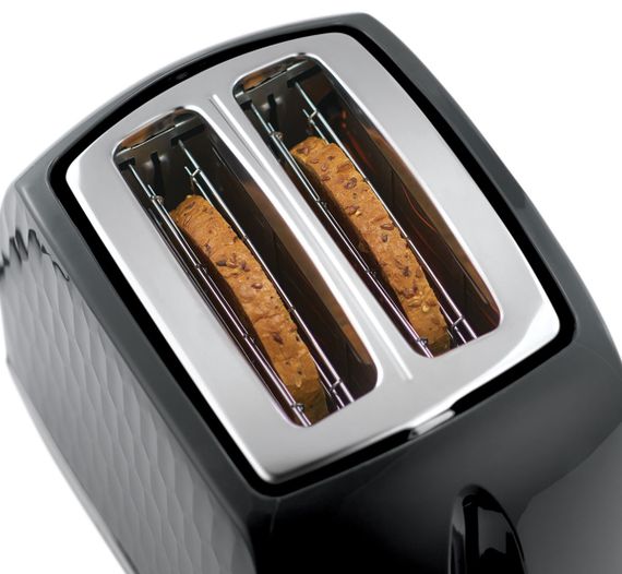 Тостер Russell Hobbs 26061-56 Honeycomb Black, 850 Вт, 2 слота, 6 настр. степени поджарки, черный (26061-56) | Зображення 6