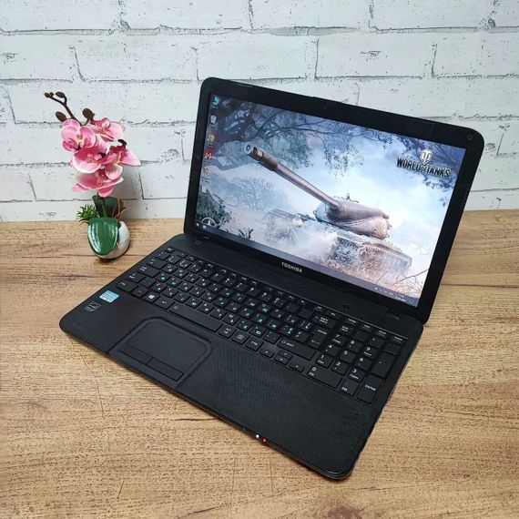 Ноутбук Б-клас Toshiba Satellite C855 / 15.6" (1366x768) TN / Intel Core i5-3230M (2 (4) ядра по 2.6 - 3.2 GHz) / 8 GB DDR3 / 128 GB SSD / Intel HD Graphics 3000 / WebCam / DVD-ROM б/в | Зображення 6